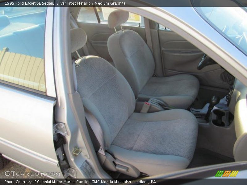 Silver Frost Metallic / Medium Graphite 1999 Ford Escort SE Sedan