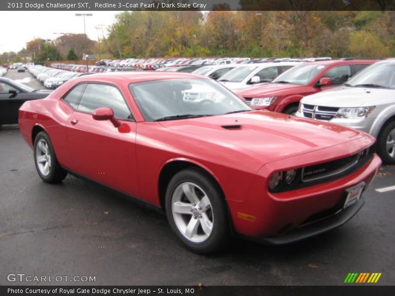 Redline 3-Coat Pearl / Dark Slate Gray 2013 Dodge Challenger SXT