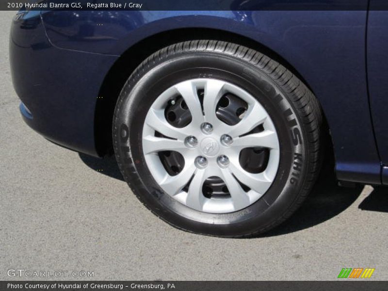 Regatta Blue / Gray 2010 Hyundai Elantra GLS