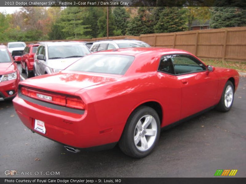 Redline 3-Coat Pearl / Dark Slate Gray 2013 Dodge Challenger SXT