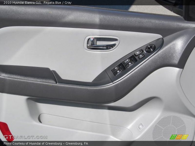 Regatta Blue / Gray 2010 Hyundai Elantra GLS