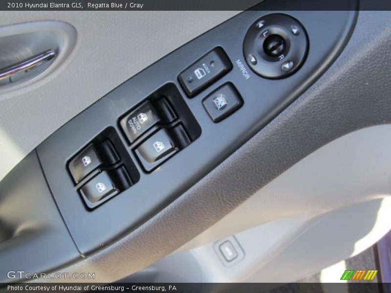 Regatta Blue / Gray 2010 Hyundai Elantra GLS