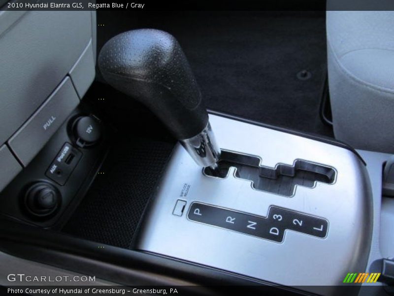 Regatta Blue / Gray 2010 Hyundai Elantra GLS