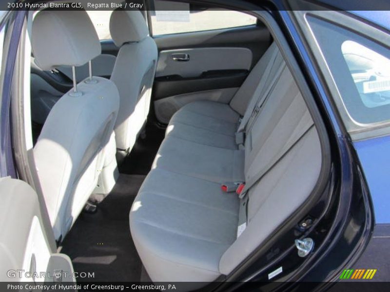 Regatta Blue / Gray 2010 Hyundai Elantra GLS