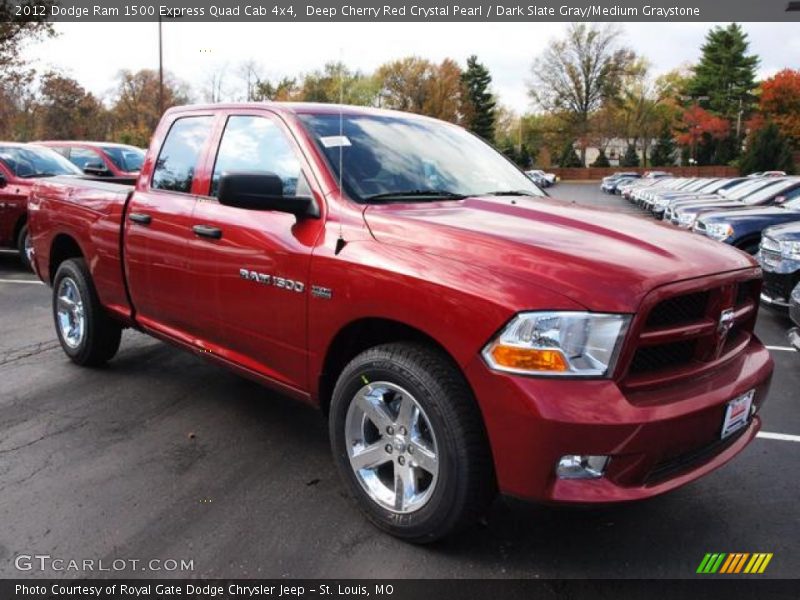 Front 3/4 View of 2012 Ram 1500 Express Quad Cab 4x4