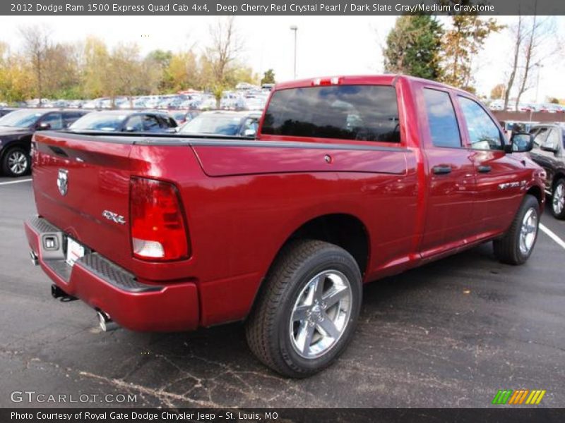 Deep Cherry Red Crystal Pearl / Dark Slate Gray/Medium Graystone 2012 Dodge Ram 1500 Express Quad Cab 4x4