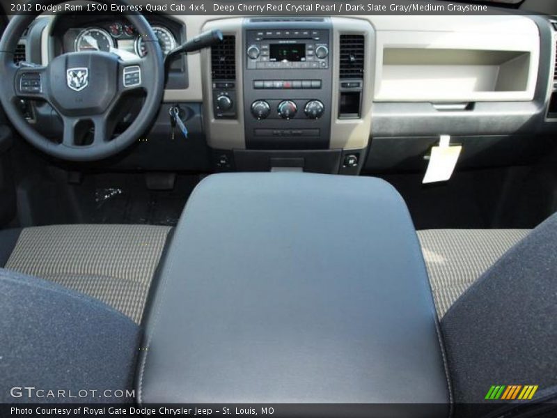 Deep Cherry Red Crystal Pearl / Dark Slate Gray/Medium Graystone 2012 Dodge Ram 1500 Express Quad Cab 4x4