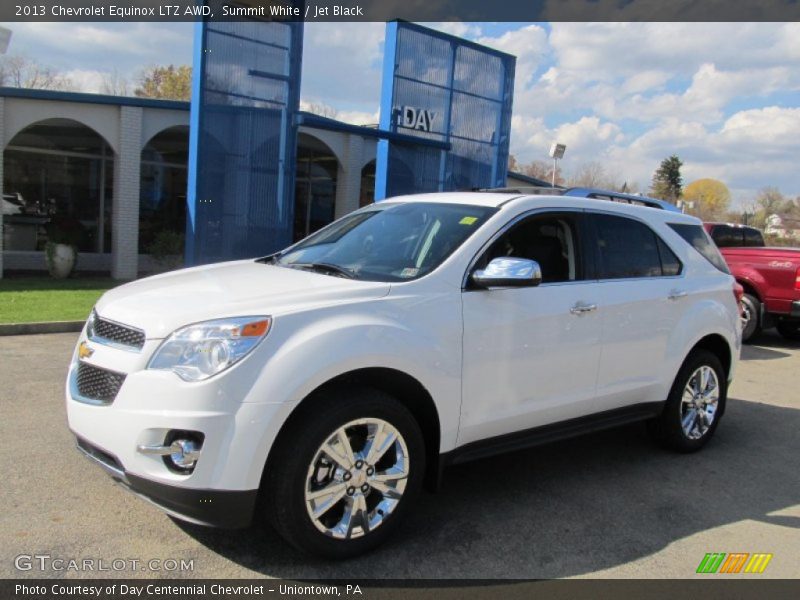Summit White / Jet Black 2013 Chevrolet Equinox LTZ AWD