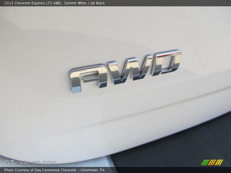 Summit White / Jet Black 2013 Chevrolet Equinox LTZ AWD