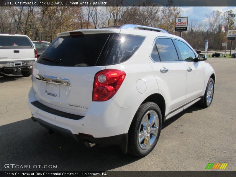 Summit White / Jet Black 2013 Chevrolet Equinox LTZ AWD