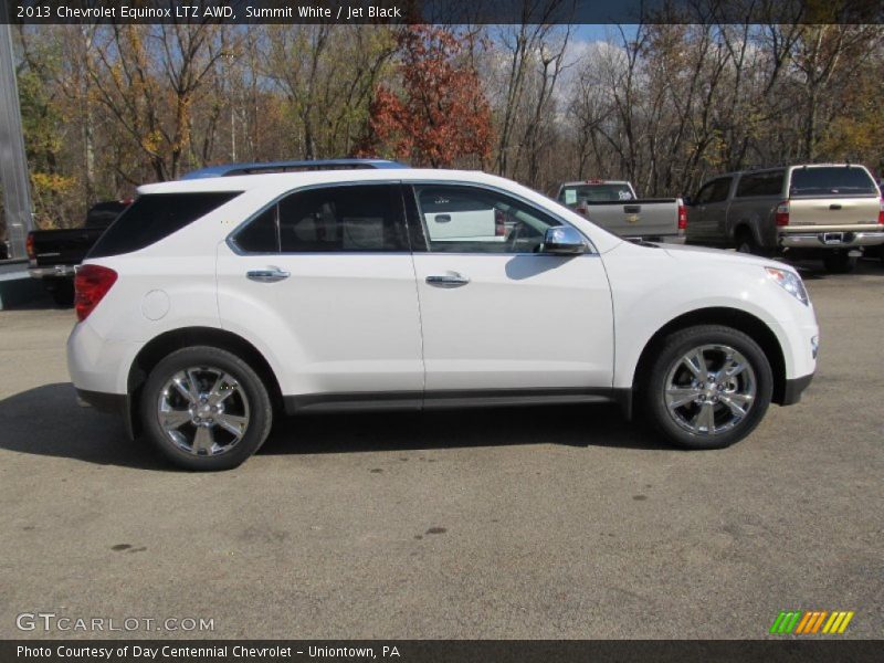 Summit White / Jet Black 2013 Chevrolet Equinox LTZ AWD