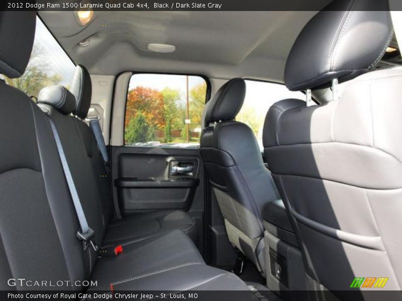 Black / Dark Slate Gray 2012 Dodge Ram 1500 Laramie Quad Cab 4x4
