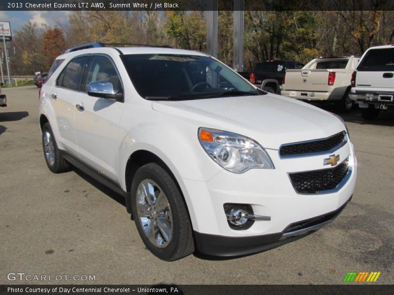 Summit White / Jet Black 2013 Chevrolet Equinox LTZ AWD