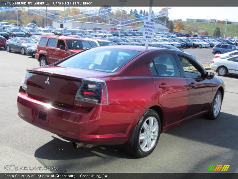 Ultra Red Pearl / Black 2006 Mitsubishi Galant ES