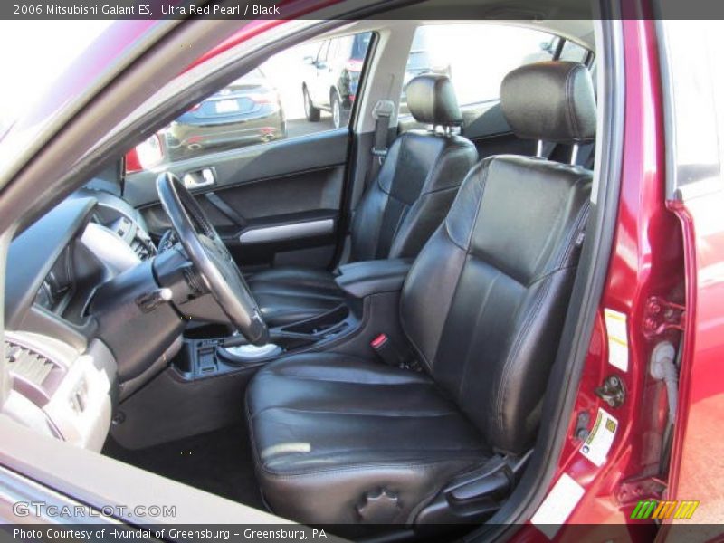 Ultra Red Pearl / Black 2006 Mitsubishi Galant ES