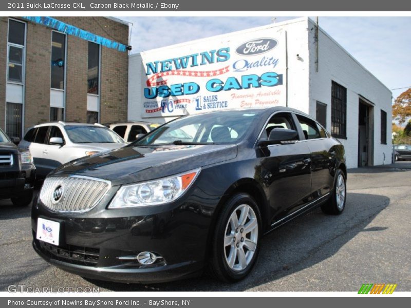 Carbon Black Metallic / Ebony 2011 Buick LaCrosse CXL