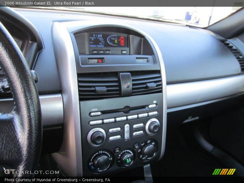 Ultra Red Pearl / Black 2006 Mitsubishi Galant ES