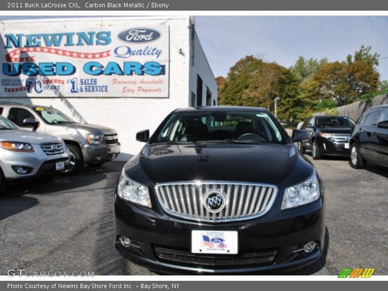 Carbon Black Metallic / Ebony 2011 Buick LaCrosse CXL