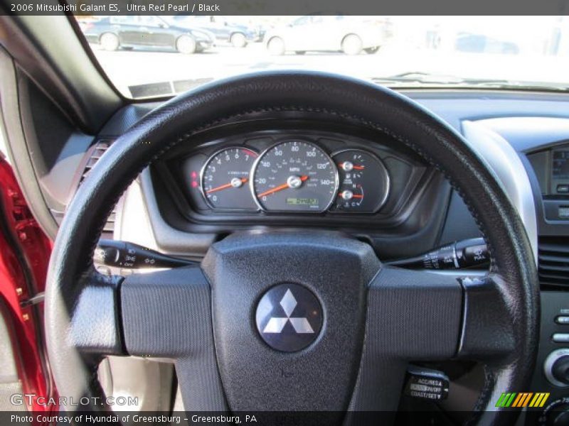 Ultra Red Pearl / Black 2006 Mitsubishi Galant ES