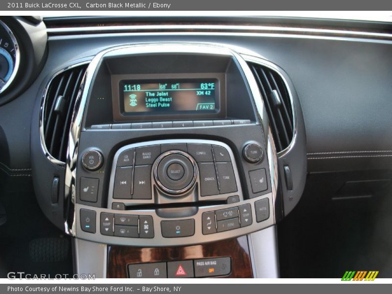Carbon Black Metallic / Ebony 2011 Buick LaCrosse CXL