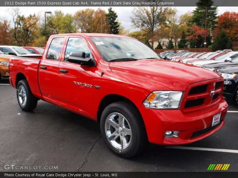 Front 3/4 View of 2012 Ram 1500 Express Quad Cab 4x4