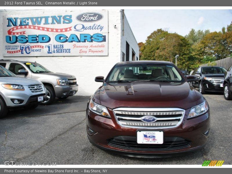 Cinnamon Metallic / Light Stone 2012 Ford Taurus SEL