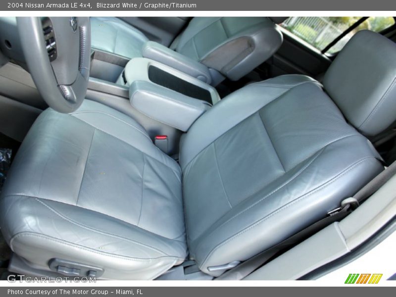 Blizzard White / Graphite/Titanium 2004 Nissan Armada LE 4x4
