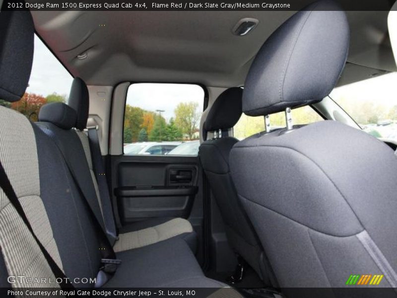 Flame Red / Dark Slate Gray/Medium Graystone 2012 Dodge Ram 1500 Express Quad Cab 4x4