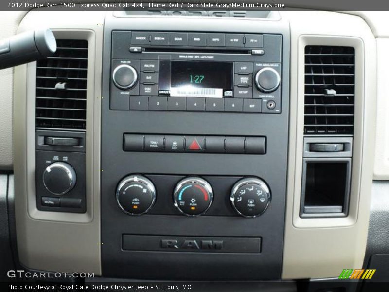 Controls of 2012 Ram 1500 Express Quad Cab 4x4