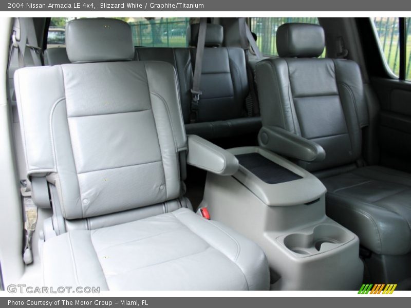 Blizzard White / Graphite/Titanium 2004 Nissan Armada LE 4x4