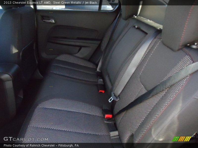 Steel Green Metallic / Jet Black 2013 Chevrolet Equinox LT AWD