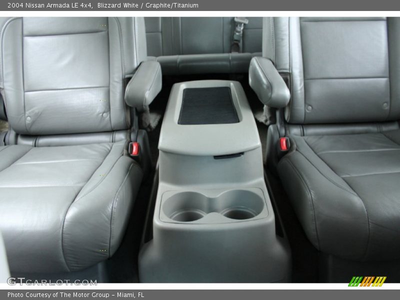 Blizzard White / Graphite/Titanium 2004 Nissan Armada LE 4x4