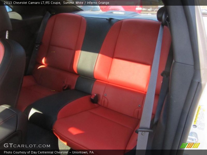 Summit White / Inferno Orange 2013 Chevrolet Camaro LT/RS Coupe