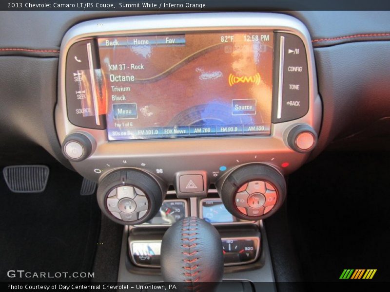 Summit White / Inferno Orange 2013 Chevrolet Camaro LT/RS Coupe