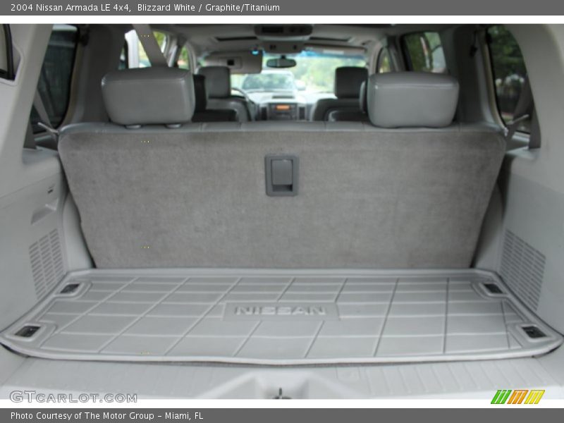 Blizzard White / Graphite/Titanium 2004 Nissan Armada LE 4x4