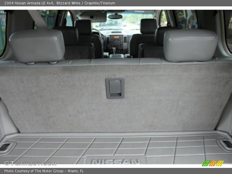 Blizzard White / Graphite/Titanium 2004 Nissan Armada LE 4x4