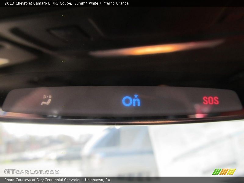 Summit White / Inferno Orange 2013 Chevrolet Camaro LT/RS Coupe