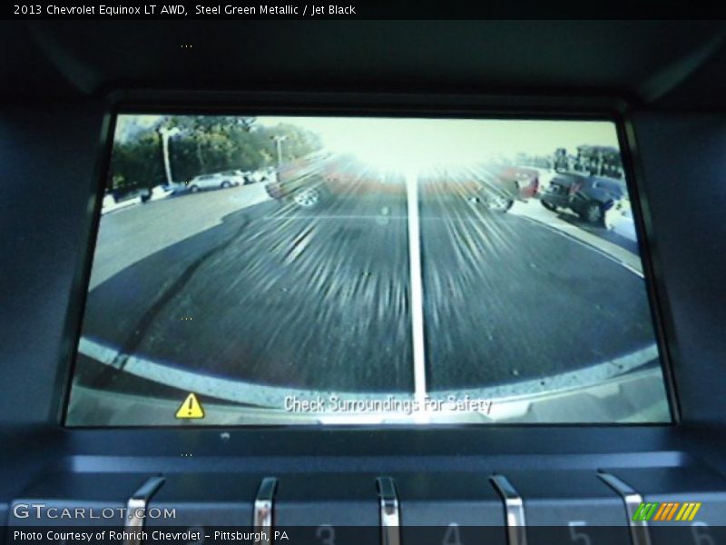Steel Green Metallic / Jet Black 2013 Chevrolet Equinox LT AWD