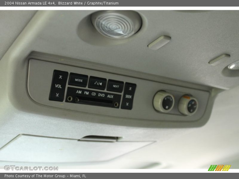 Blizzard White / Graphite/Titanium 2004 Nissan Armada LE 4x4