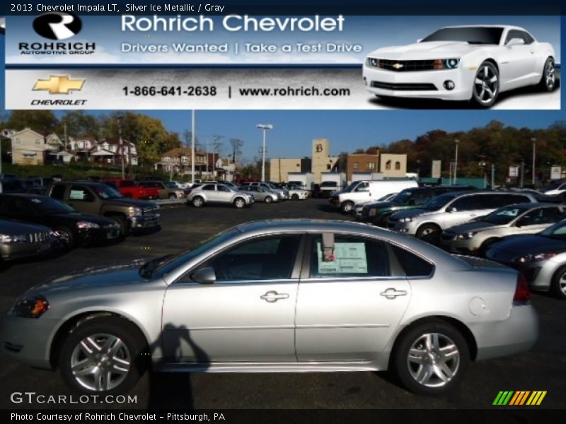 Silver Ice Metallic / Gray 2013 Chevrolet Impala LT