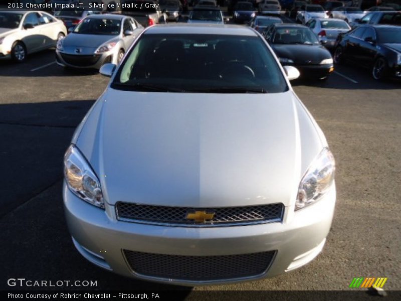 Silver Ice Metallic / Gray 2013 Chevrolet Impala LT