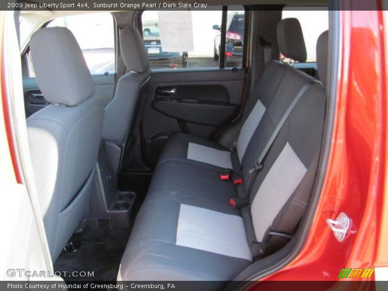 Sunburst Orange Pearl / Dark Slate Gray 2009 Jeep Liberty Sport 4x4