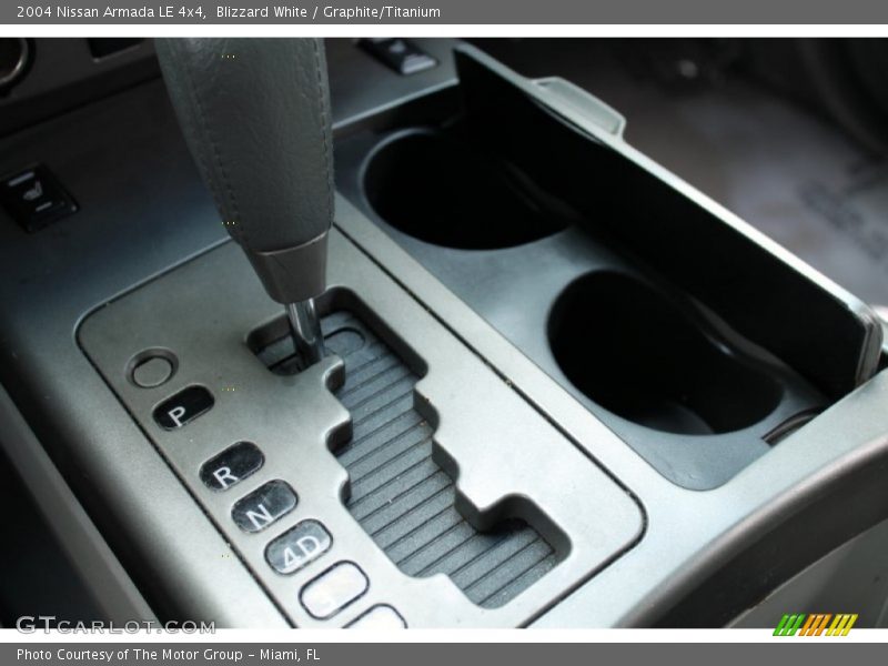 Blizzard White / Graphite/Titanium 2004 Nissan Armada LE 4x4