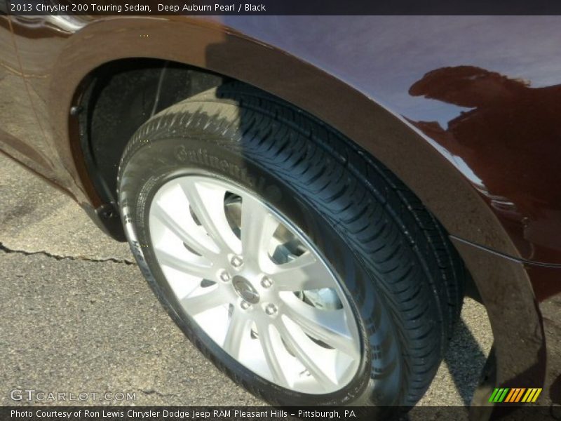 Deep Auburn Pearl / Black 2013 Chrysler 200 Touring Sedan