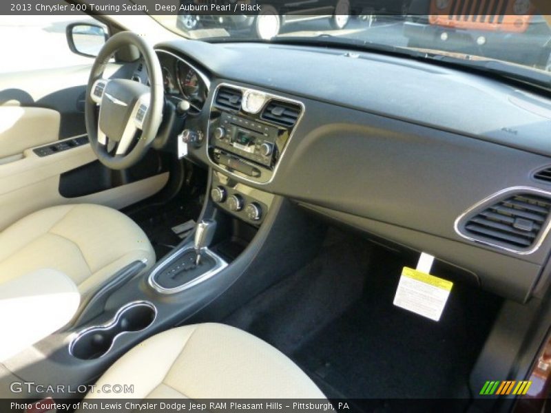 Deep Auburn Pearl / Black 2013 Chrysler 200 Touring Sedan