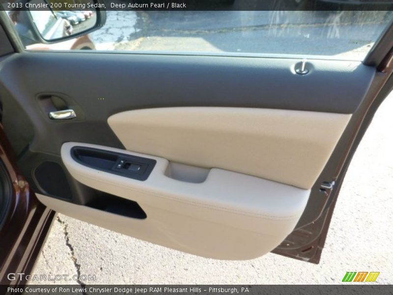 Deep Auburn Pearl / Black 2013 Chrysler 200 Touring Sedan