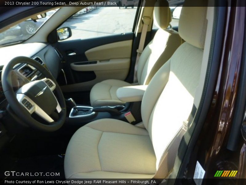 Deep Auburn Pearl / Black 2013 Chrysler 200 Touring Sedan