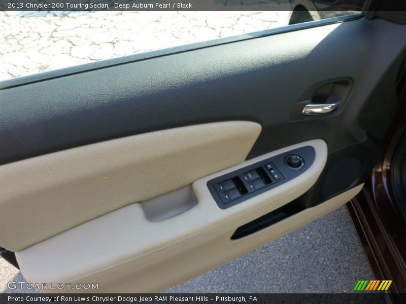 Deep Auburn Pearl / Black 2013 Chrysler 200 Touring Sedan