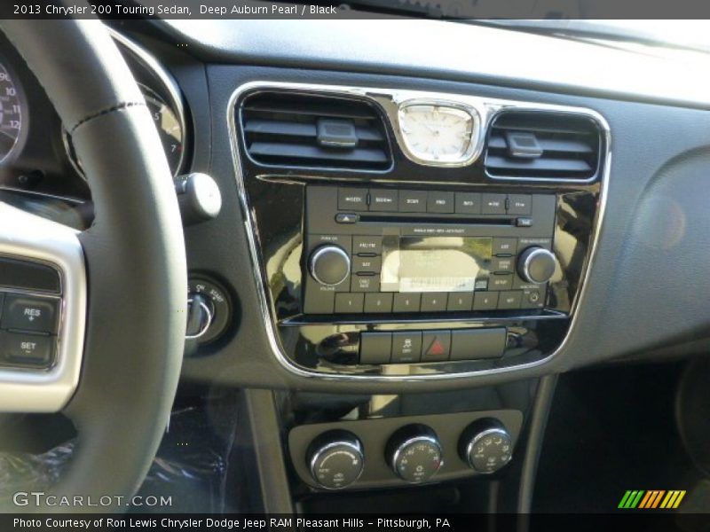 Deep Auburn Pearl / Black 2013 Chrysler 200 Touring Sedan