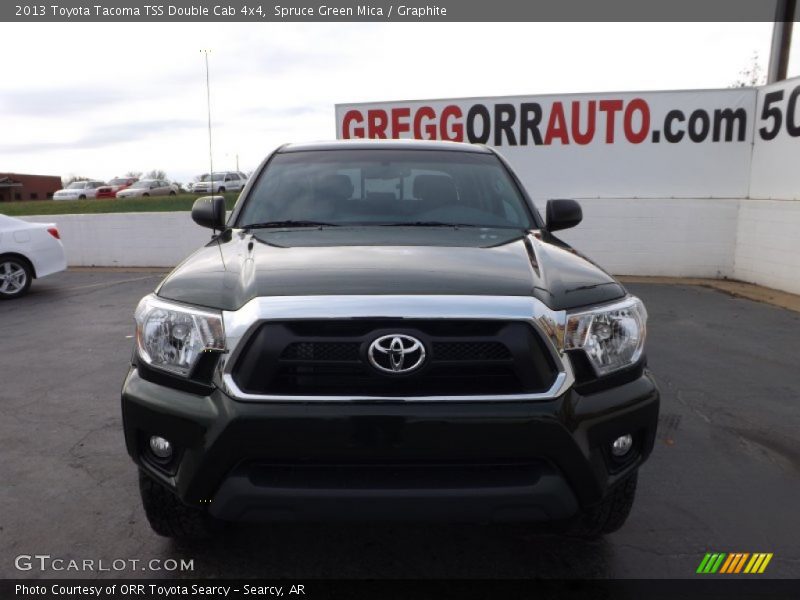 Spruce Green Mica / Graphite 2013 Toyota Tacoma TSS Double Cab 4x4